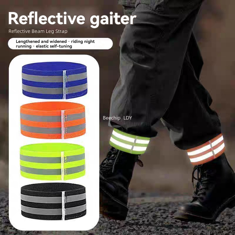 Running Gear Parts - 반사 자전거 바지 스트랩 야간 라이딩