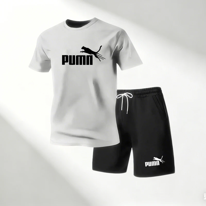 핫세일 2026 남성 티셔츠 세트 O넥 반팔+스포츠 반 - Running Gear For Men 리뷰 및 가격