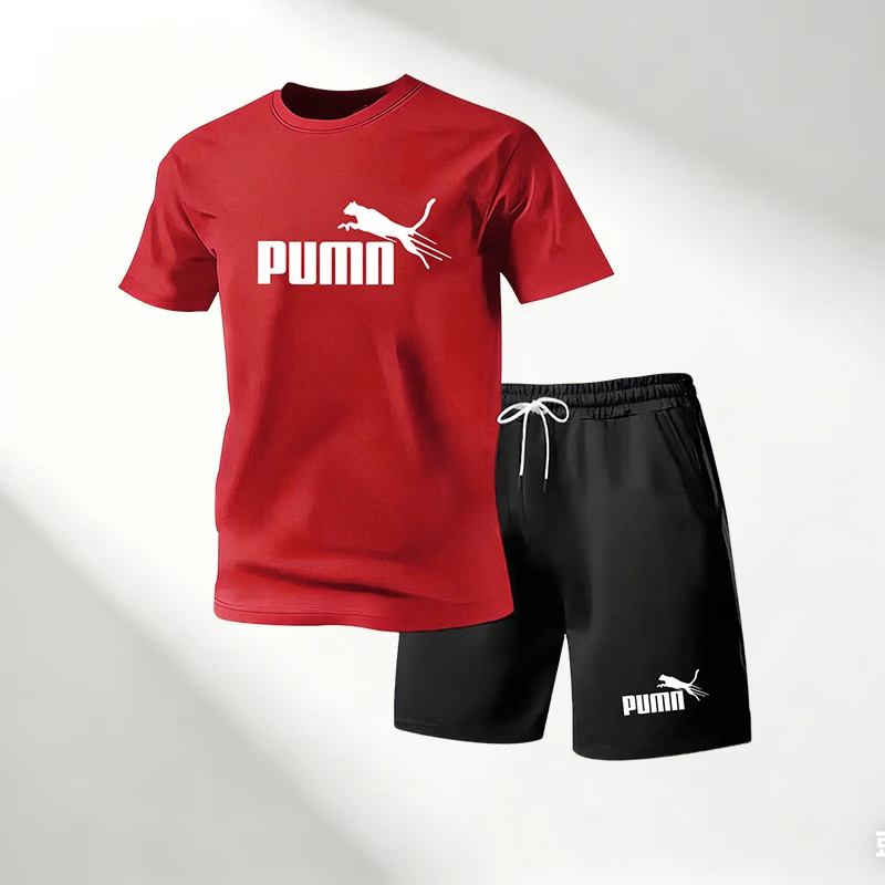 핫세일 2026 남성 티셔츠 세트 O넥 반팔+스포츠 반 - Running Gear For Men 리뷰 및 가격