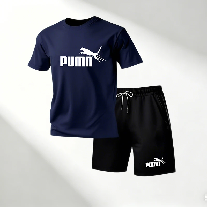 핫세일 2026 남성 티셔츠 세트 O넥 반팔+스포츠 반 - Running Gear For Men 리뷰 및 가격