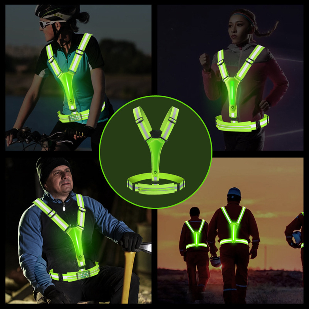 LED 반사 조끼 러닝 장비 조절 가능한 허리/어깨 사 - Running Gear Autumn 리뷰 및 가격